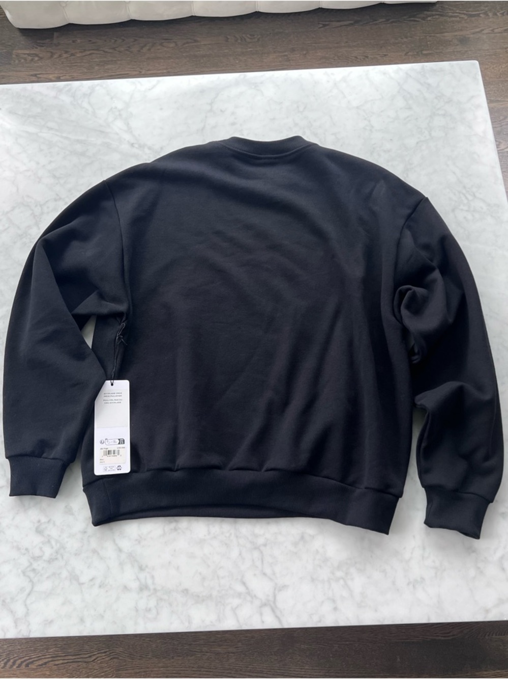 NWT ALO Yoga Accolade Sweatshirt in Black Size Small - Picture 10 of 11